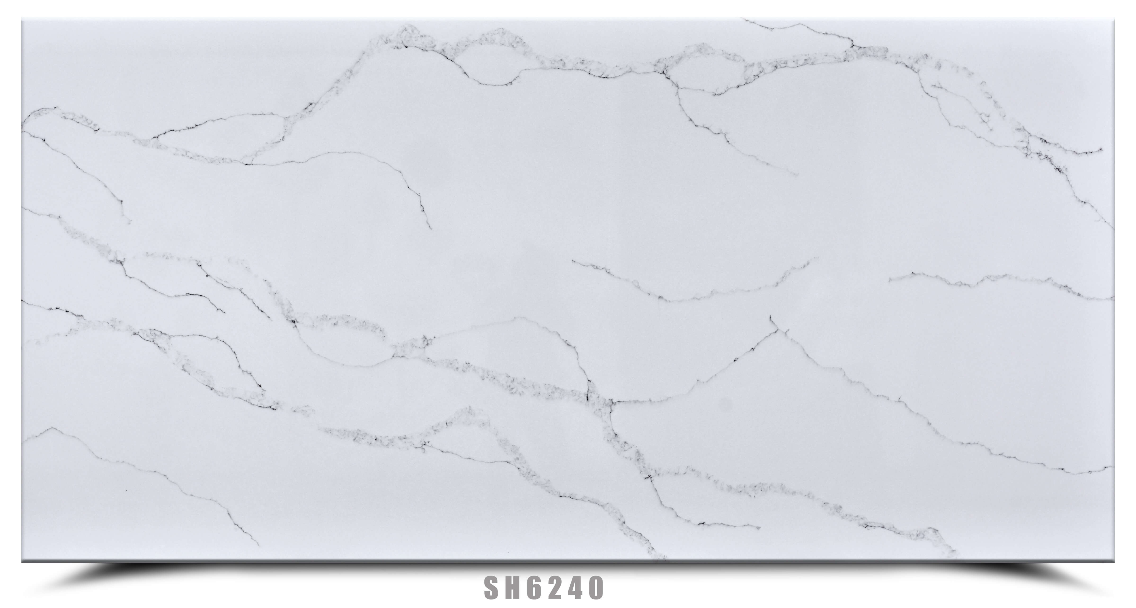 Calacatta Misty Quartz SH6240 - Buy quartz slab, calacatta quartz ...